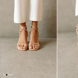 Alohas lace up heels